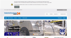 Desktop Screenshot of industriearmaturen-shop24.de